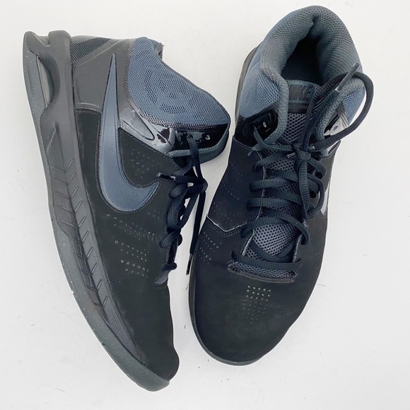 Nike Air Visi Pro 6 VI Mens Basketball Shoes Black Dark Gray 749168-003 Size 12